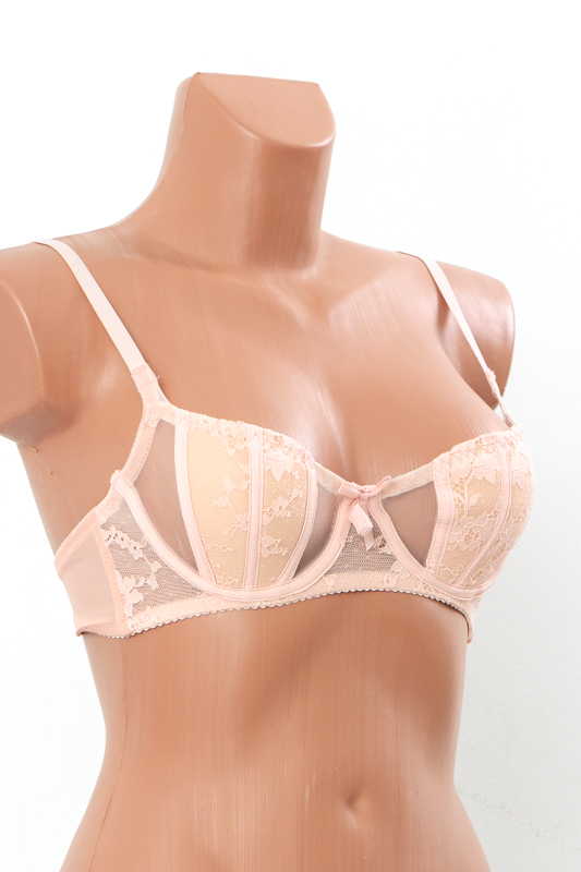 Бюстгалтер мереживний без поролона (Чашка В)